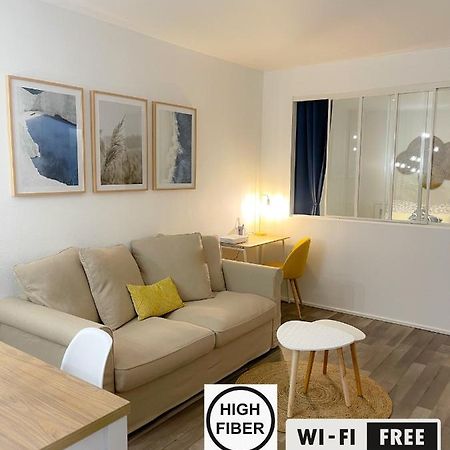 Ferienwohnung Hygge - Superbe Apt Renove Rouen Gare Avec Parking Privatif Exterior foto